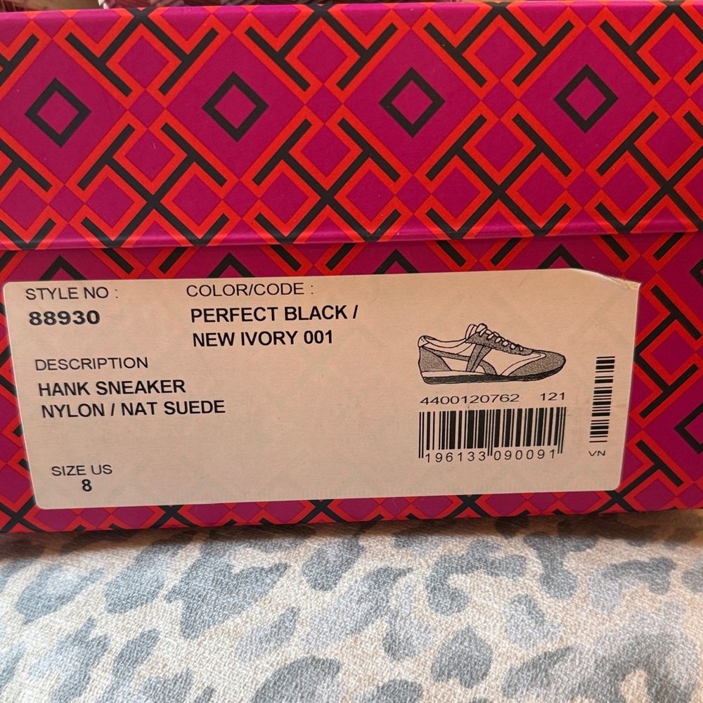 Tory Burch Black and White Athletic Shoes Sneakers - Picture 2 of 6
